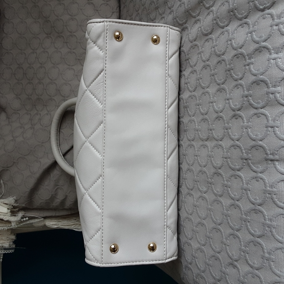 New Michael Kors Vanilla Hamiton Quilted Handbag Crossbody NWOT - Picture 4 of 11